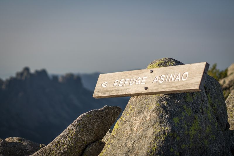 Refuge Asinau sur le sentier GR-20