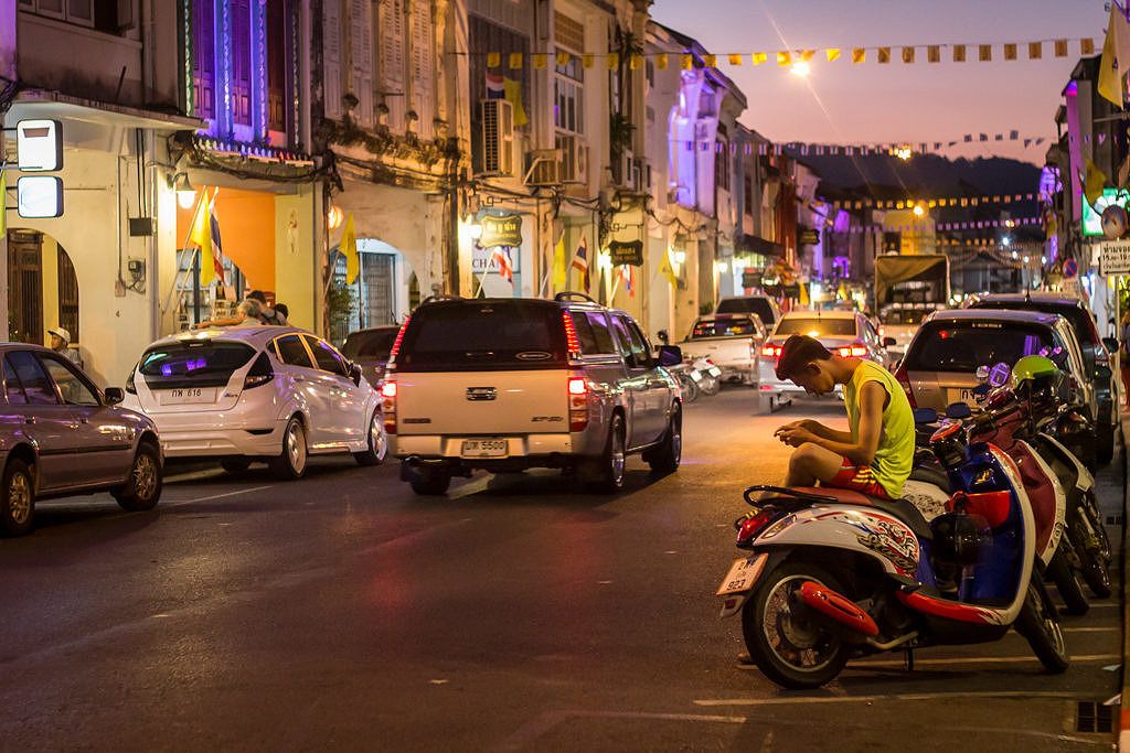 Phuket Town le soir