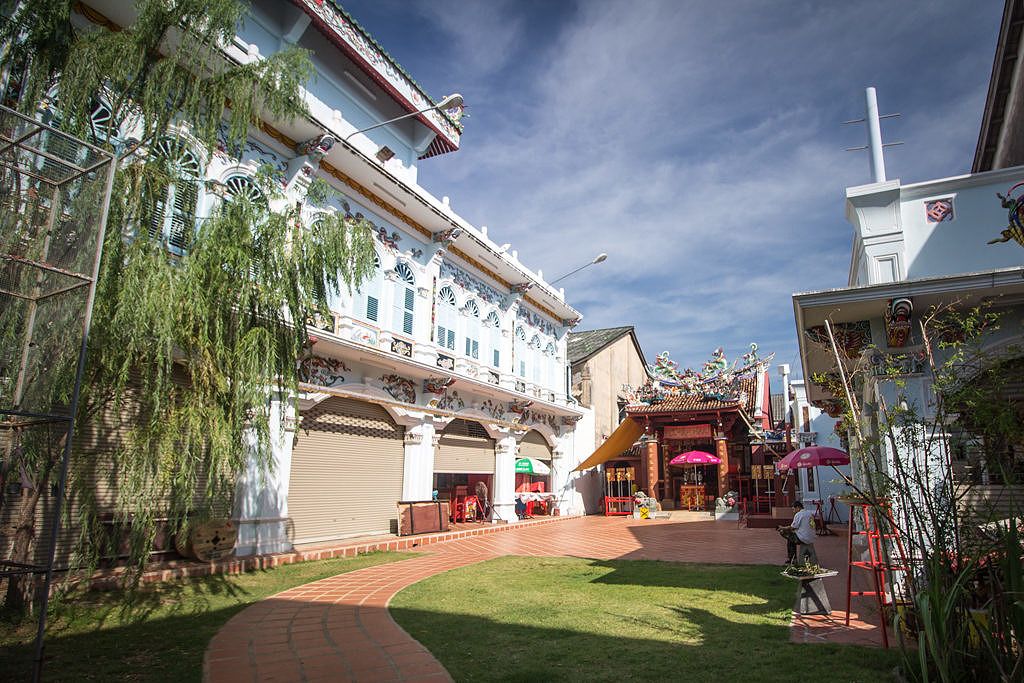 Temple chinois à Phuket town en Thaïlande