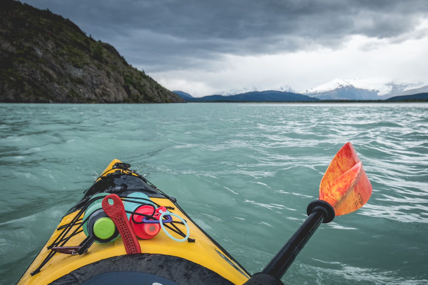 Kayak en Patagonie