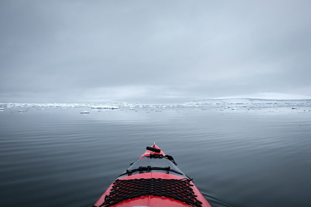 Kayak en Antarctique