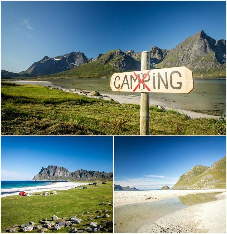 Faire du camping en Norvège L